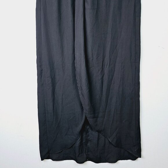 Show Me Your Mumu RARE ALL BLACK Get Twisted Front Knot Dress, NWOT, Sz 12 - Picture 4 of 7